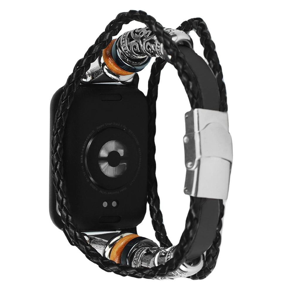 For Xiaomi Smart Band 8 Pro Replacement Strap Ethnic Style Beaded Retro DIY Watch Bands with Connector For Xiaomi Smart Band 8 Pro Replacement Strap Ethnic Style Beaded Retro DIY Watch Bands with Connector